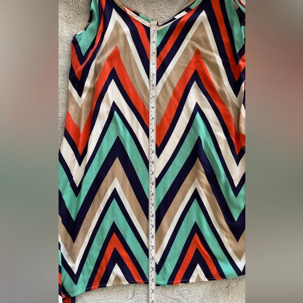 Rue 21 Chevron Spaghetti Strap Dress - Large‎ - Picture 7 of 9